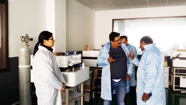 印度客戶(hù)到創(chuàng)想儀器參觀考察直讀光譜儀 印度客戶(hù)到創(chuàng)想儀器參觀考察直讀光譜儀